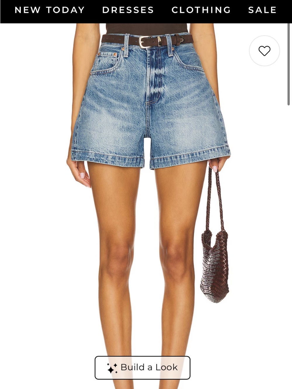 Pistola Saige denim short